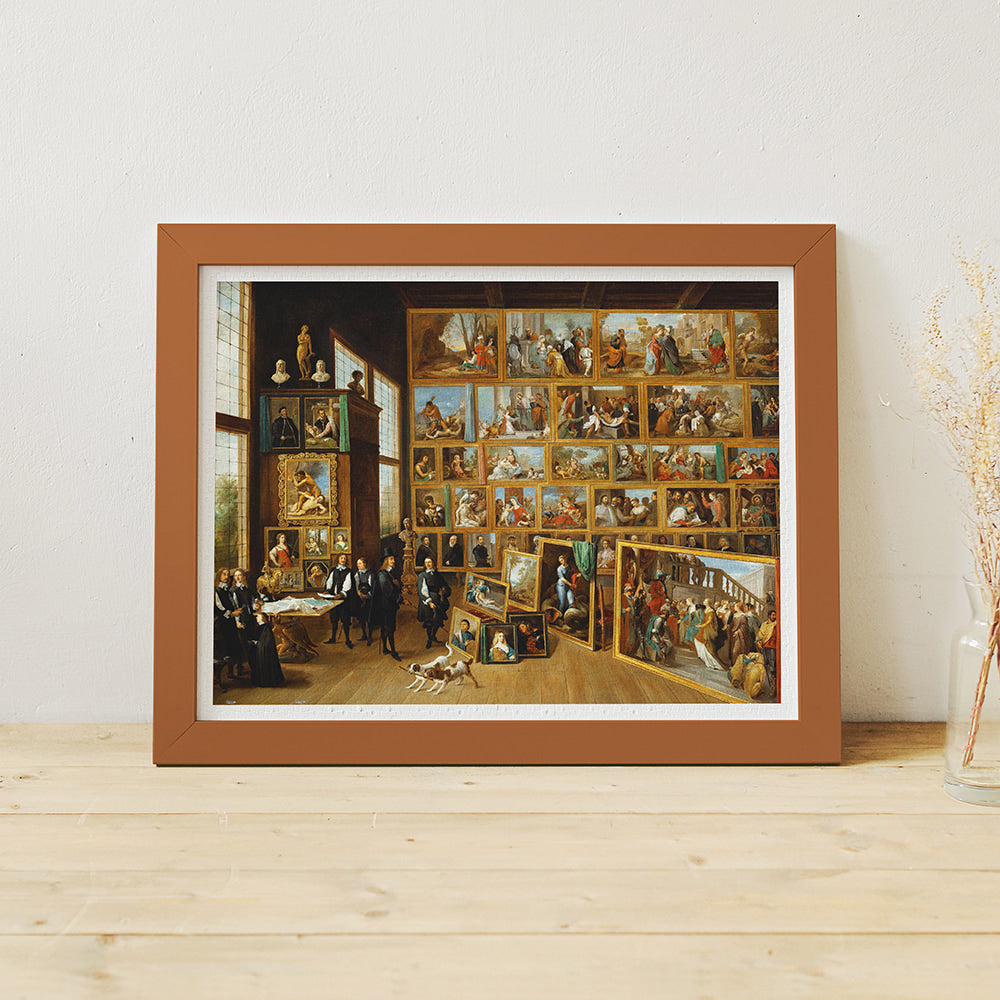 David Teniers - Archduke Leopold William in his Gallery at Brussels (H4137) | 1200 pcs
