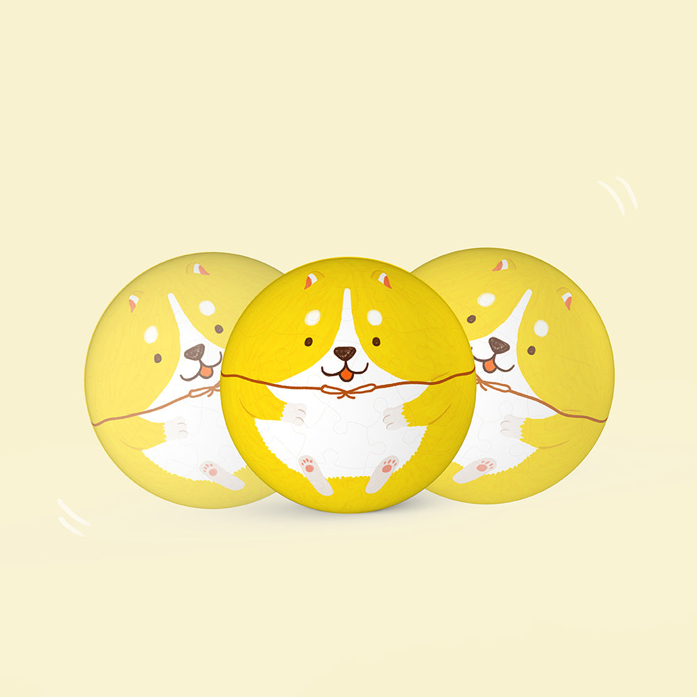 Puzzle Coin Ball - Corgi (60 pcs)