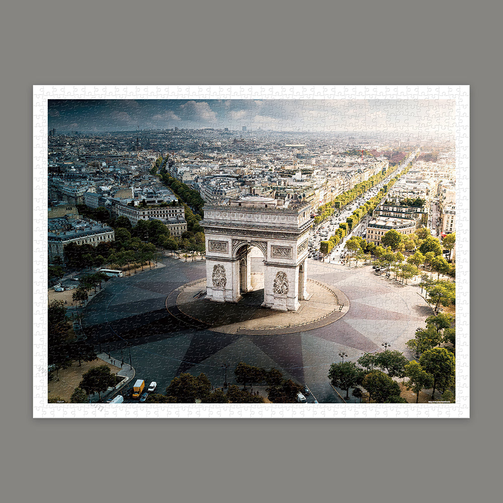 HenryDo - Aerial Photography - Arc De Triomphe, Paris (1200 pcs)