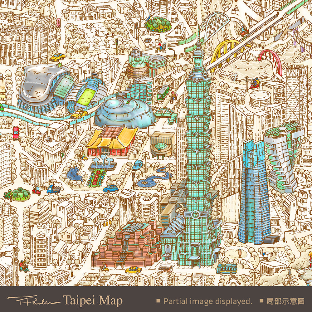 Tom Parker - Taipei Map