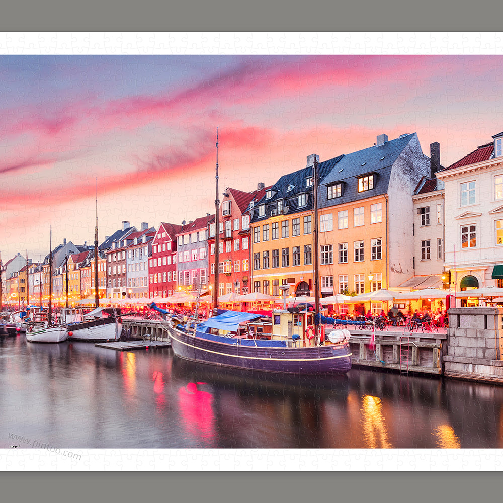 Nyhavn Canal in Copenhagen, Denmark