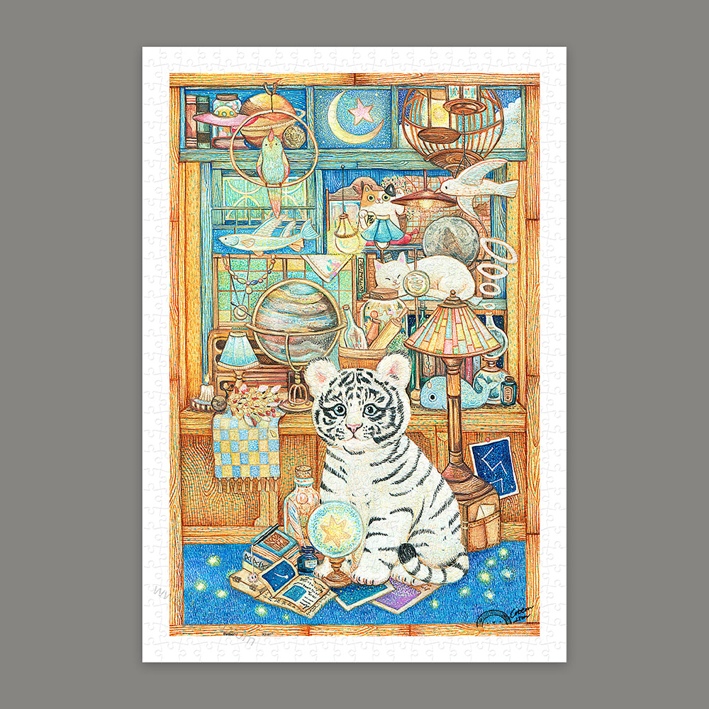 Cotton Lion - Little White Tiger's Collection Cabinet (600 pcs)