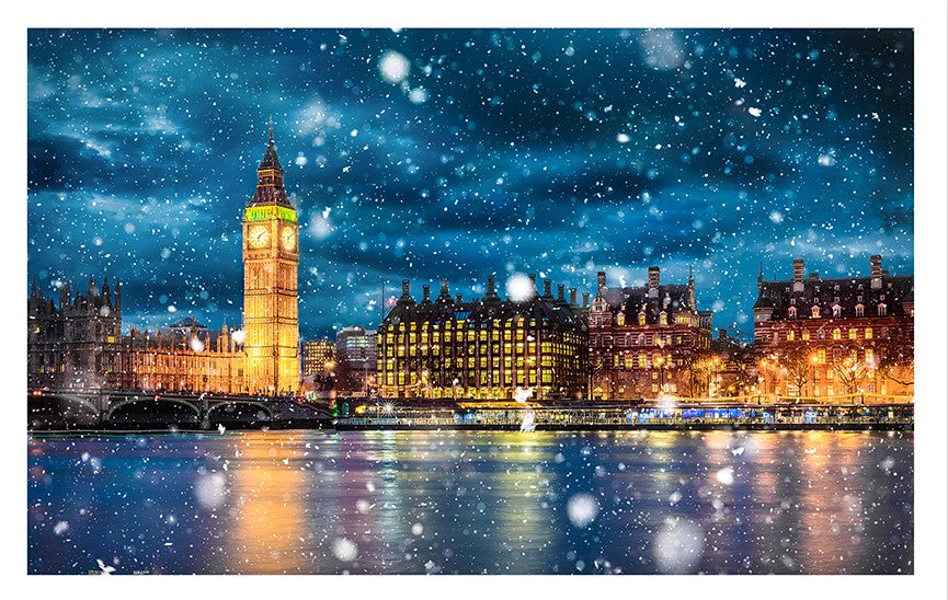 The Thames on a Snowy Night