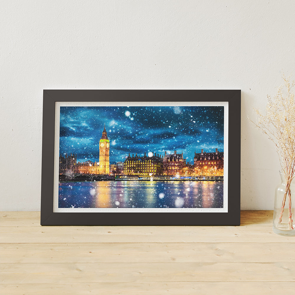 The Thames on a Snowy Night