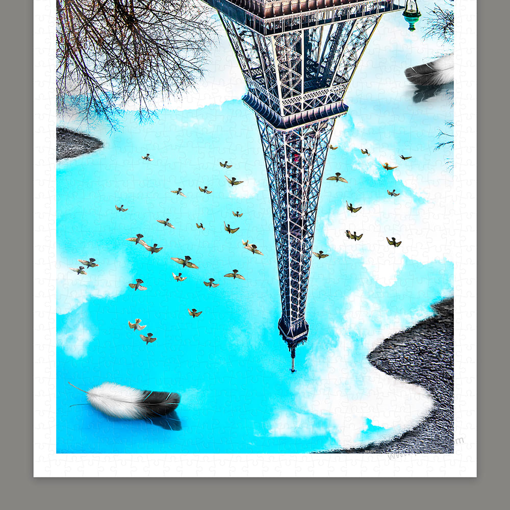 Water Reflection Series - Eiffel Tower (1000 pcs)