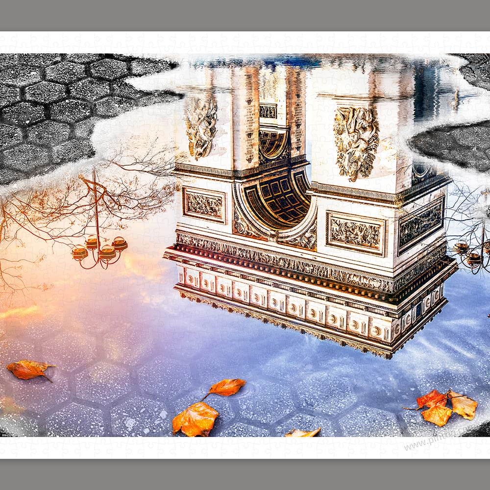 Water Reflection Series - Arch of Triumph