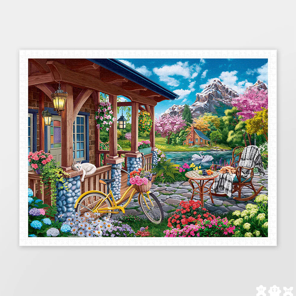 Image World - Colorful Lake House (1200 pcs)