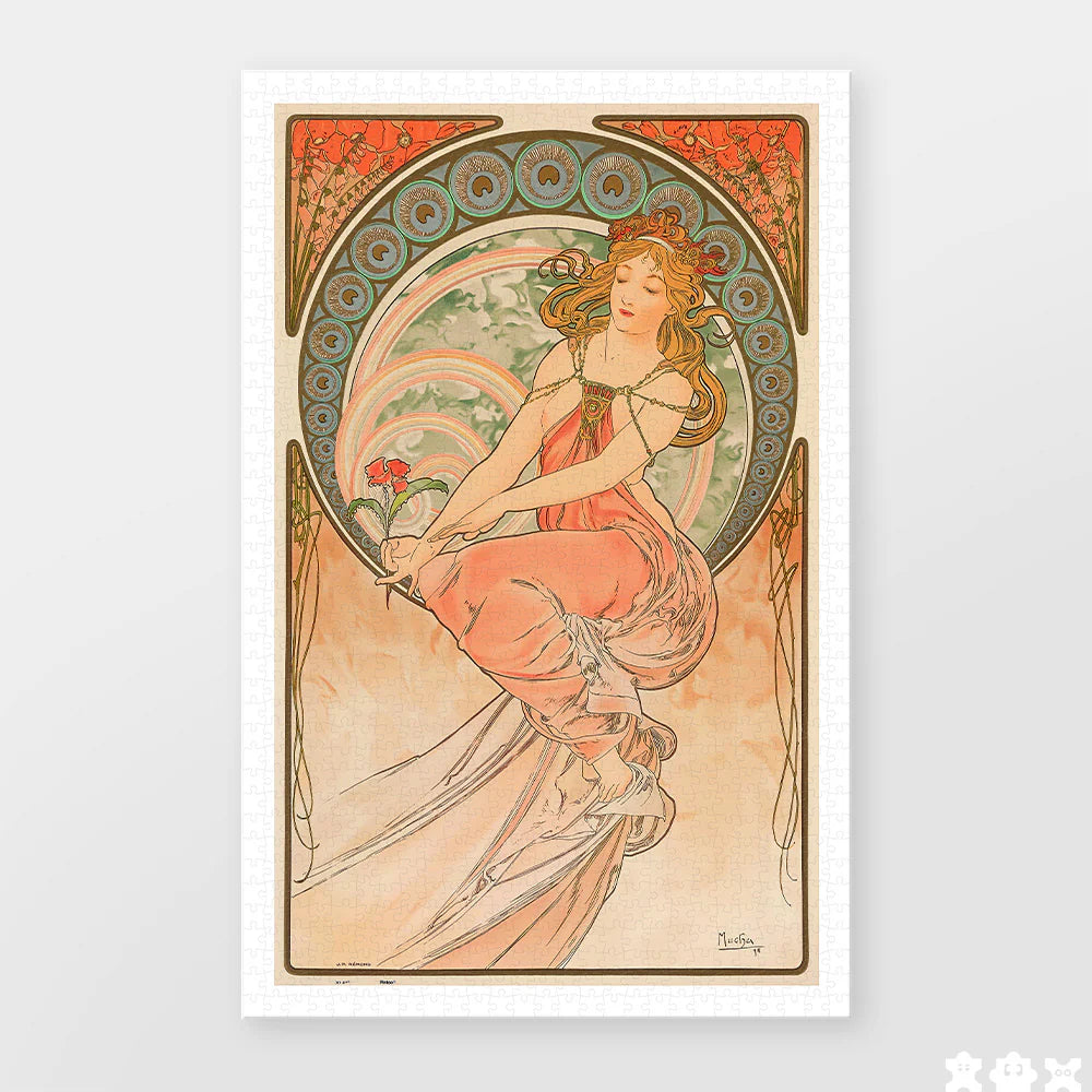 Alphonse Mucha - The Arts - Painting (1000 pcs)