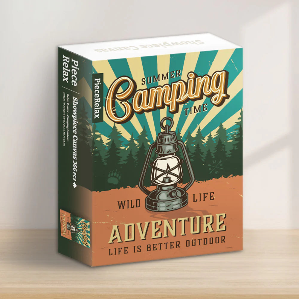 Retro Poster - Camping Lantern