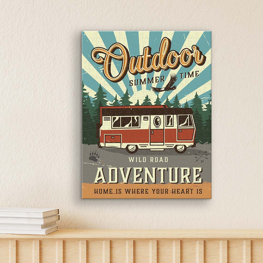 Retro Poster - Camper Van