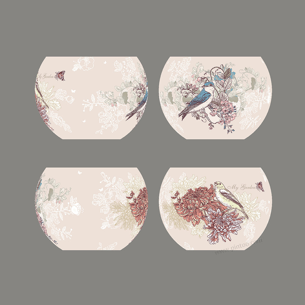 Singing Birds and Flowers