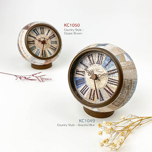 Puzzle Table Clock - Graceful Blue (145 pcs)