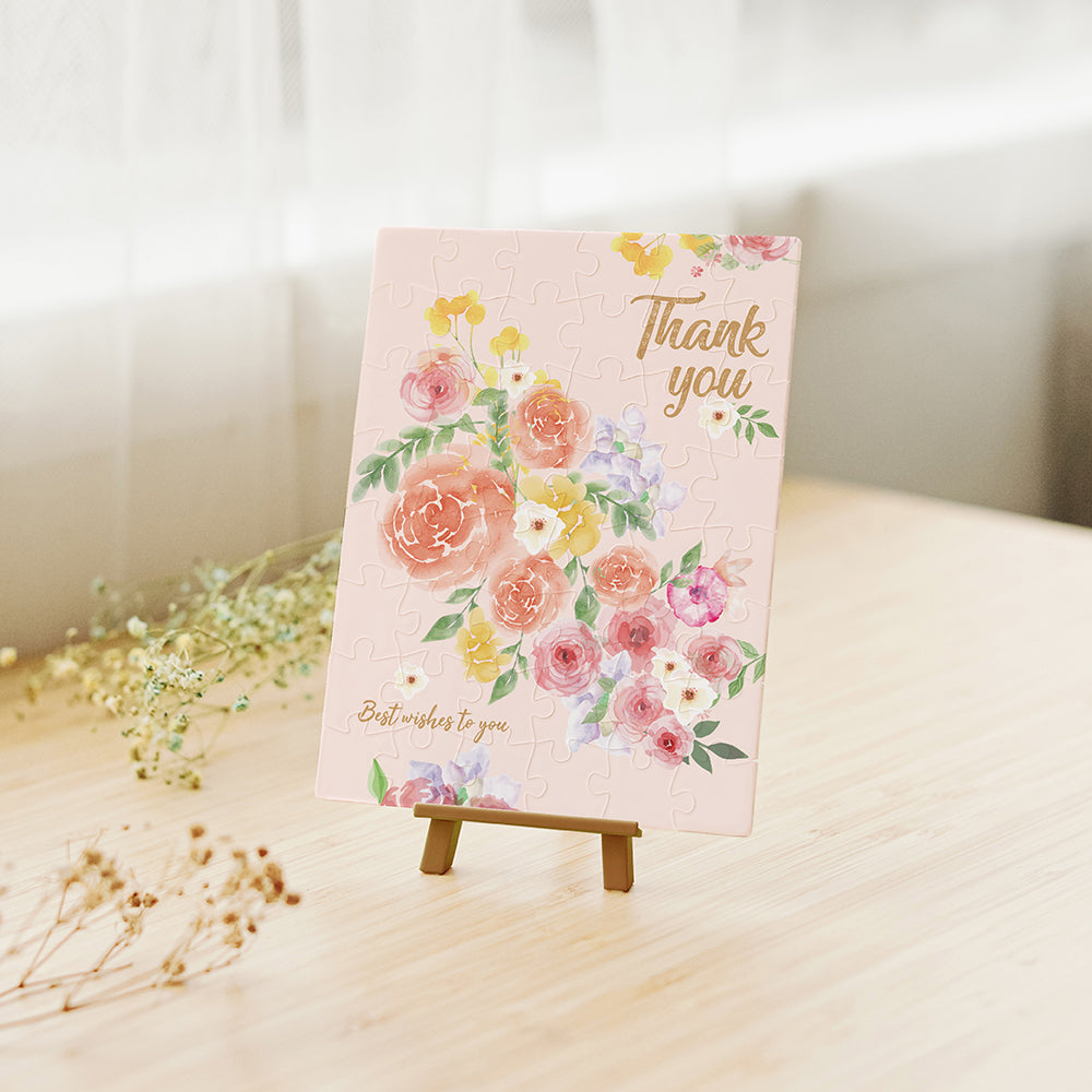 Puzzle Letter Card - Thank You