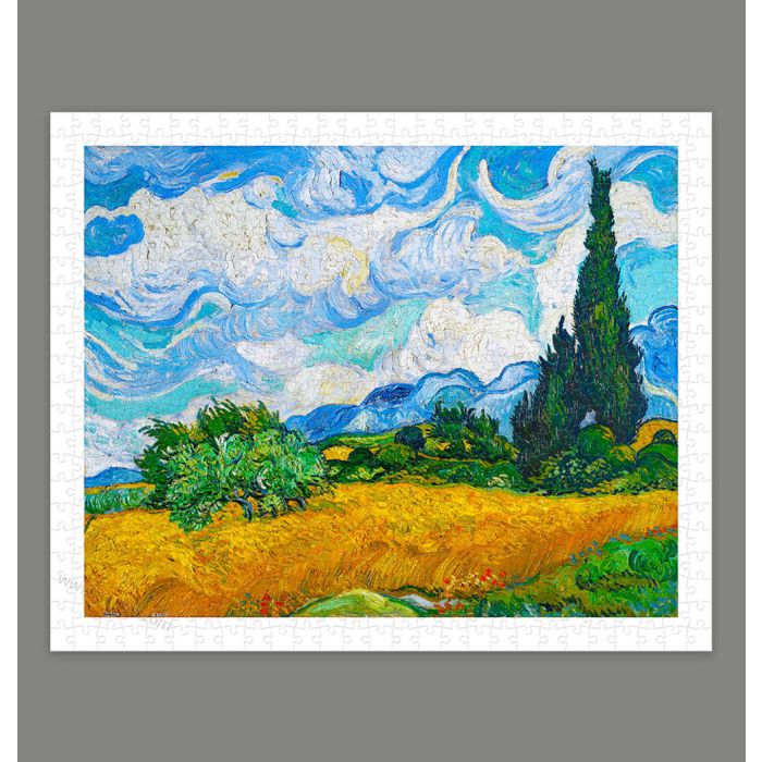 Vincent van Gogh - Wheat Field with Cypresses (500 pcs)