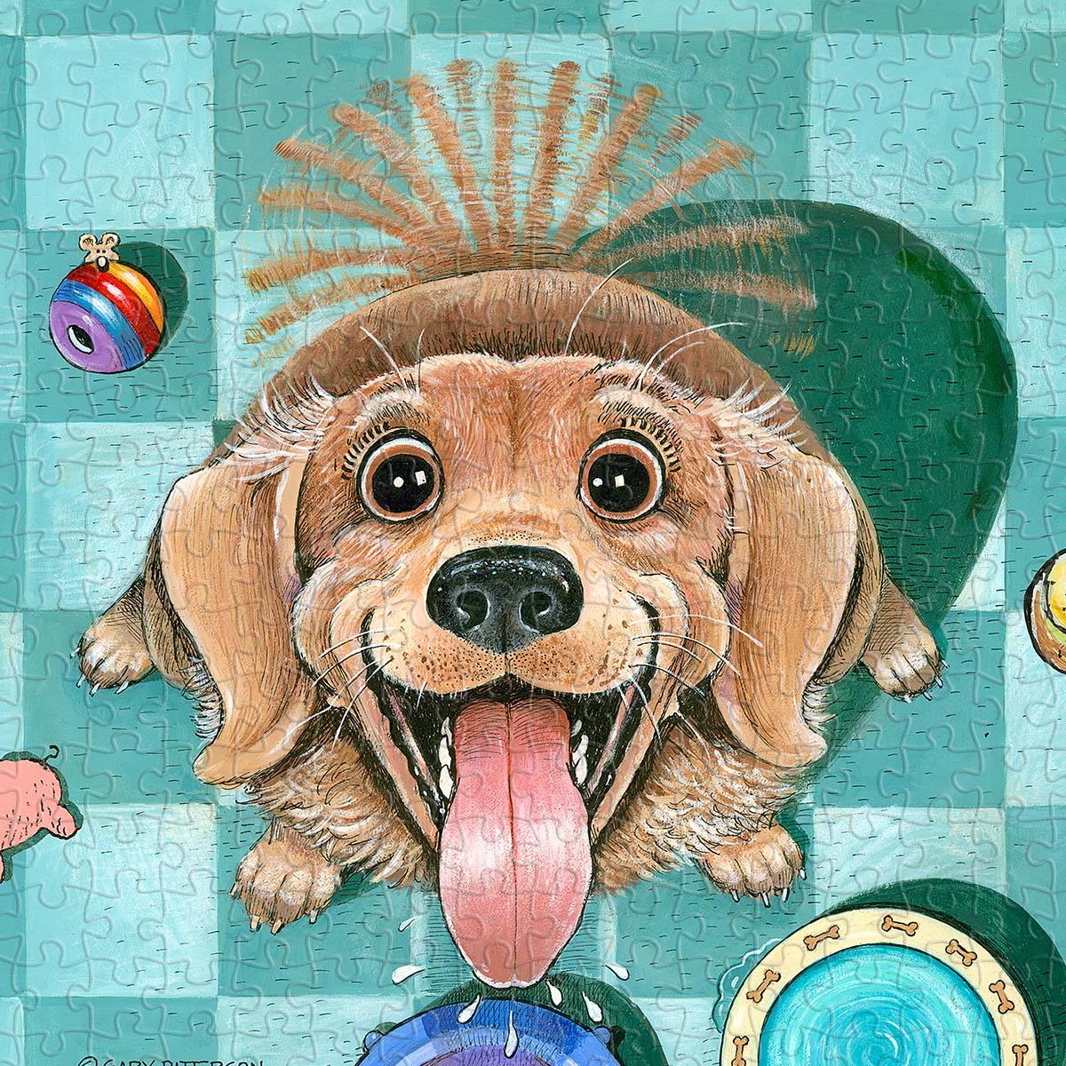 PieceRelax PieceClicks Puzzle 504 pcs | Gary Patterson - Dogs Smile with Their Tails (U1058)