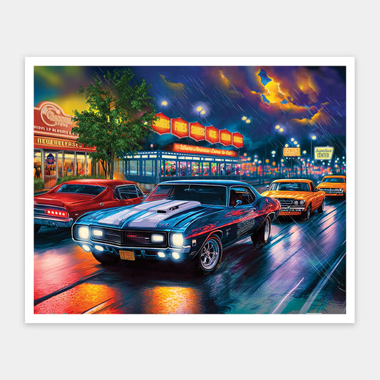 Bigelow Illustrations - Rain on the Boulevard (H3443) |  2000 pcs