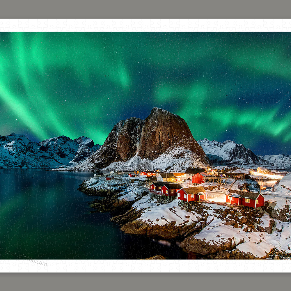 Pintoo Showpiece Puzzle 1000 pcs | Dream of the Northern Lights, Norway (H4139)
