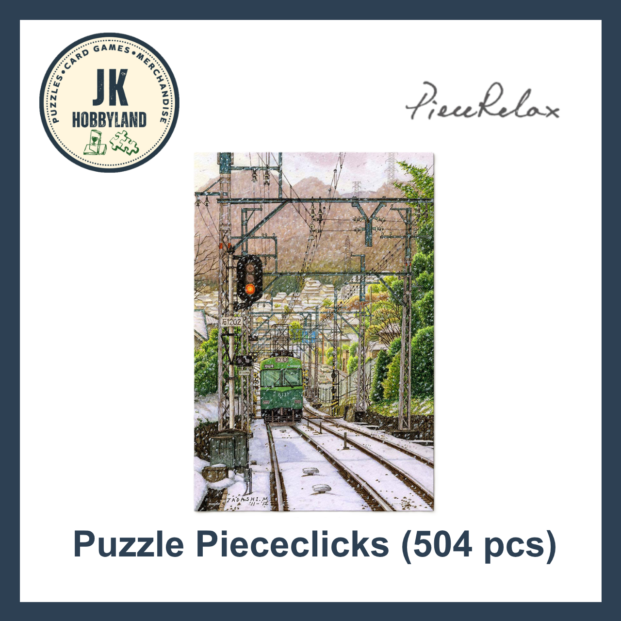 PieceRelax PieceClicks Puzzle 504 pcs | Tadashi Matsumoto - The First Snowfall (U1143)