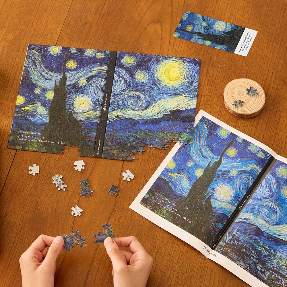 PieceRelax Puzzle Journal 329 pcs | Van Gogh - The Starry Night (YA1063)