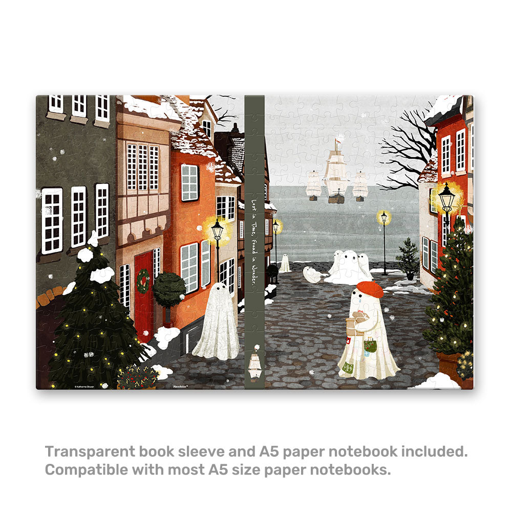 PieceRelax Puzzle Journal 329 pcs | Katherine Blower - Harbor's First Snow (YA1074)