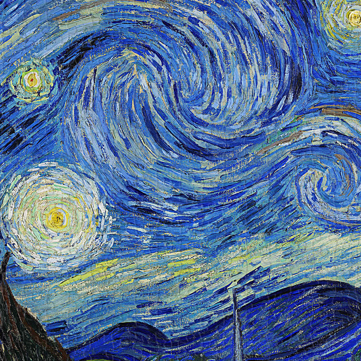 PieceRelax PieceClicks Puzzle 1008 pcs | Vincent Van Gogh - The Starry Night (U1107)
