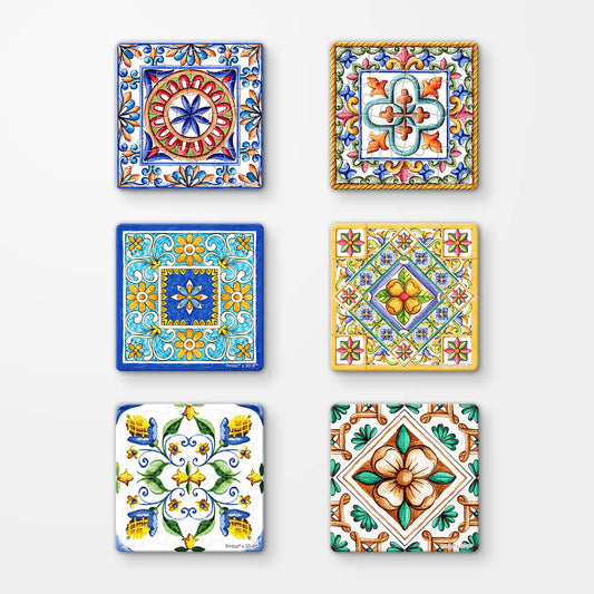 Vintage Flora Tile (D1602) | 96 pcs