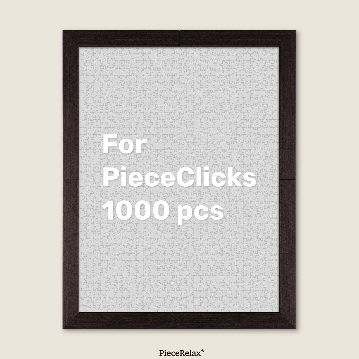 PieceRelax PieceClicks Frame - Charcoal Brown (1008 pcs) (W1263)