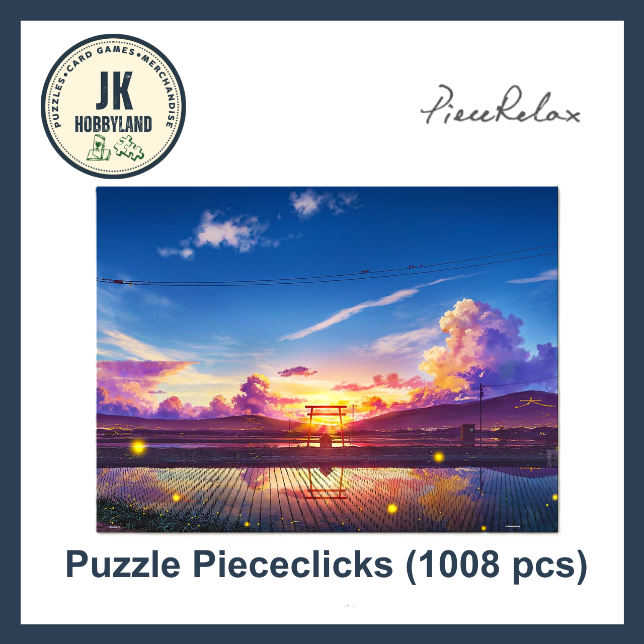PieceRelax PieceClicks Puzzle 1008 pcs | ペい - Sunset of Shinden (U1045)