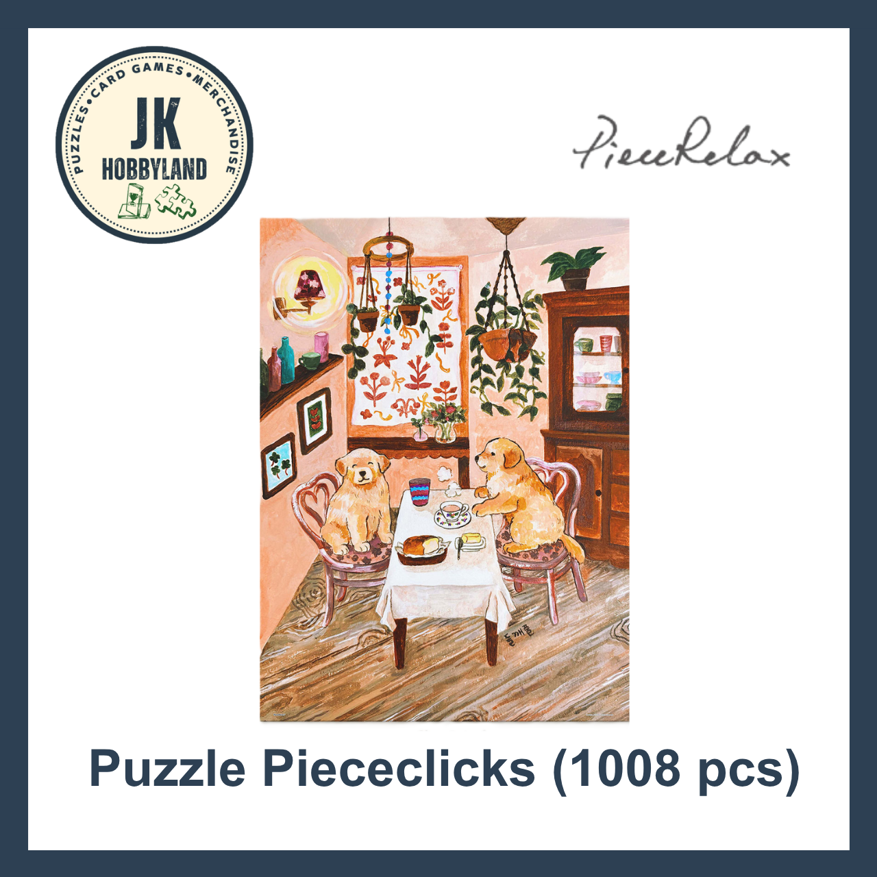 PieceRelax PieceClicks Puzzle 1008 pcs | MOSLA - Afternoon tea time (U1120)
