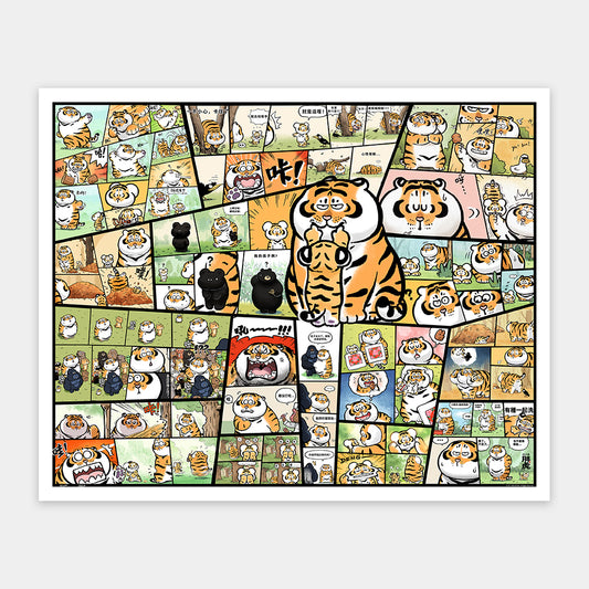 Alexander the Fat Tiger - A Knowing Smile (H4153) | 2000 pcs