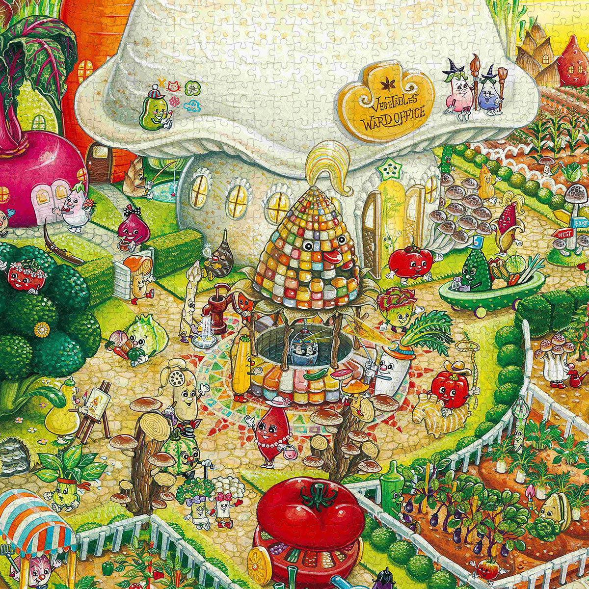 PieceRelax PieceClicks Puzzle 2016 pcs | Shinji Yamamoto - Vegetable Field (U1195)