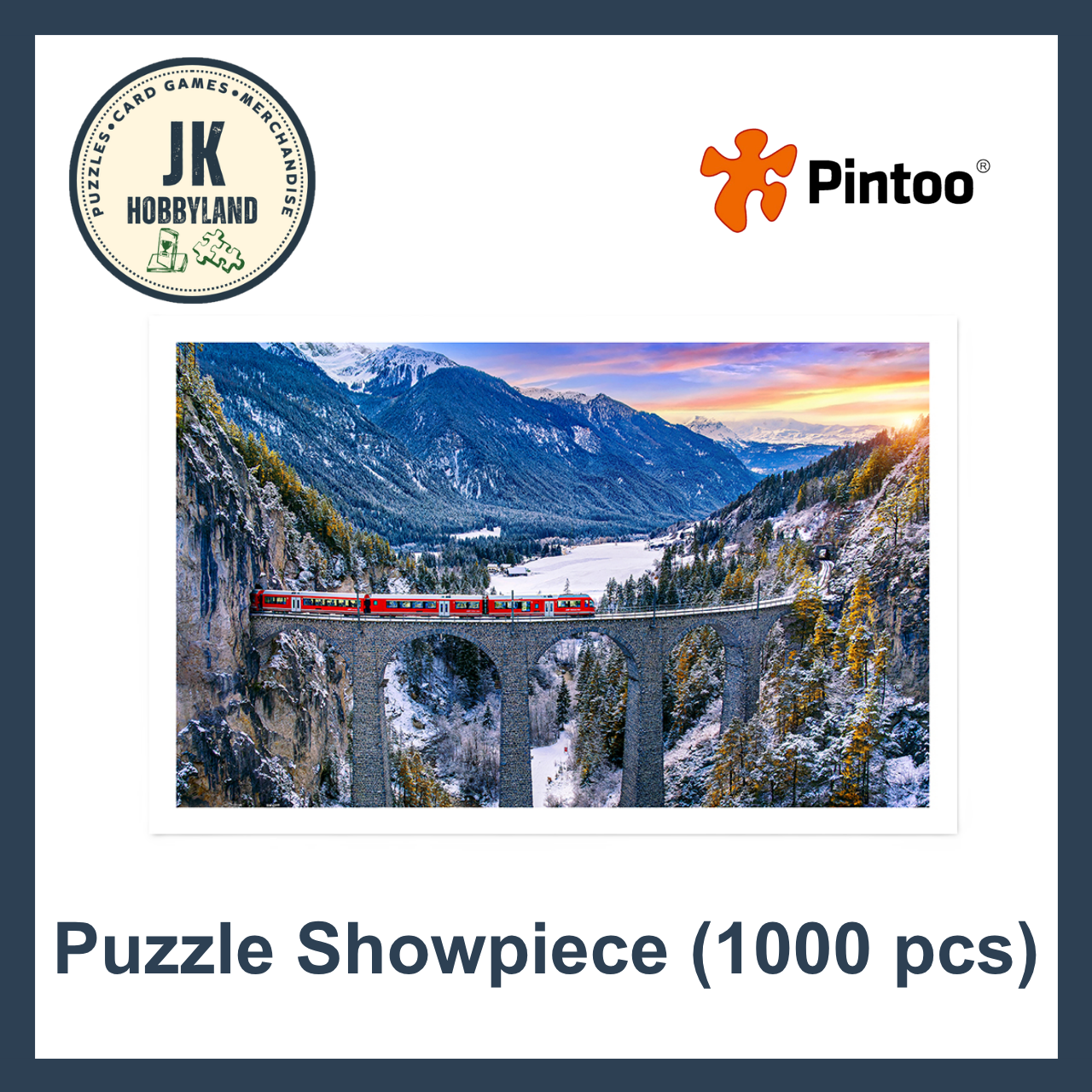 Pintoo Showpiece Puzzle 1000 pcs | A Meandering Journey to Zermatt, Switzerland (H4086)