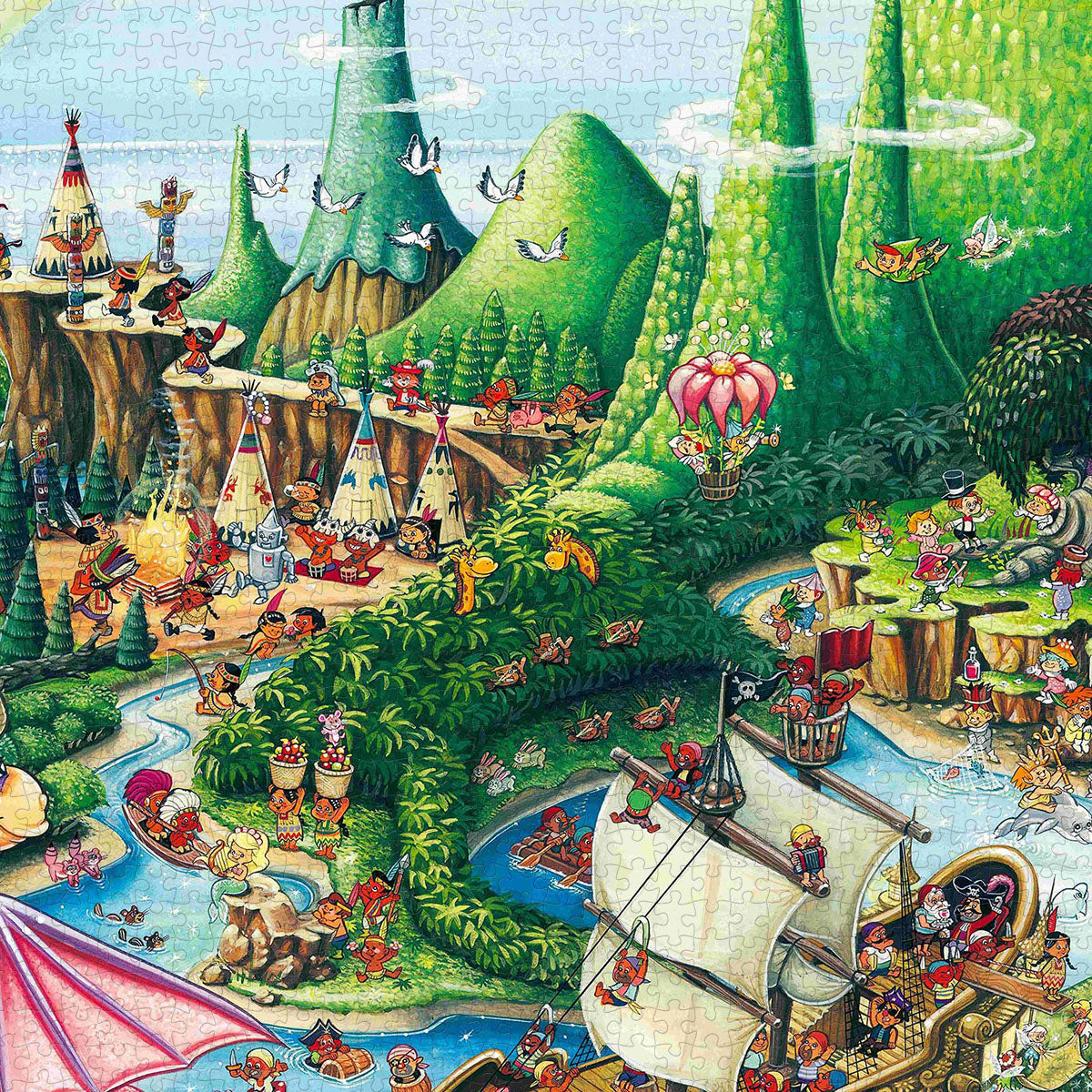 PieceRelax PieceClicks Puzzle 2016 pcs | Shinji Yamamoto - Peter Pan (U1196)