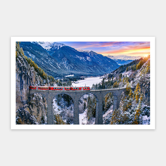 A Meandering Journey to Zermatt, Switzerland (H4086) | 1000 pcs