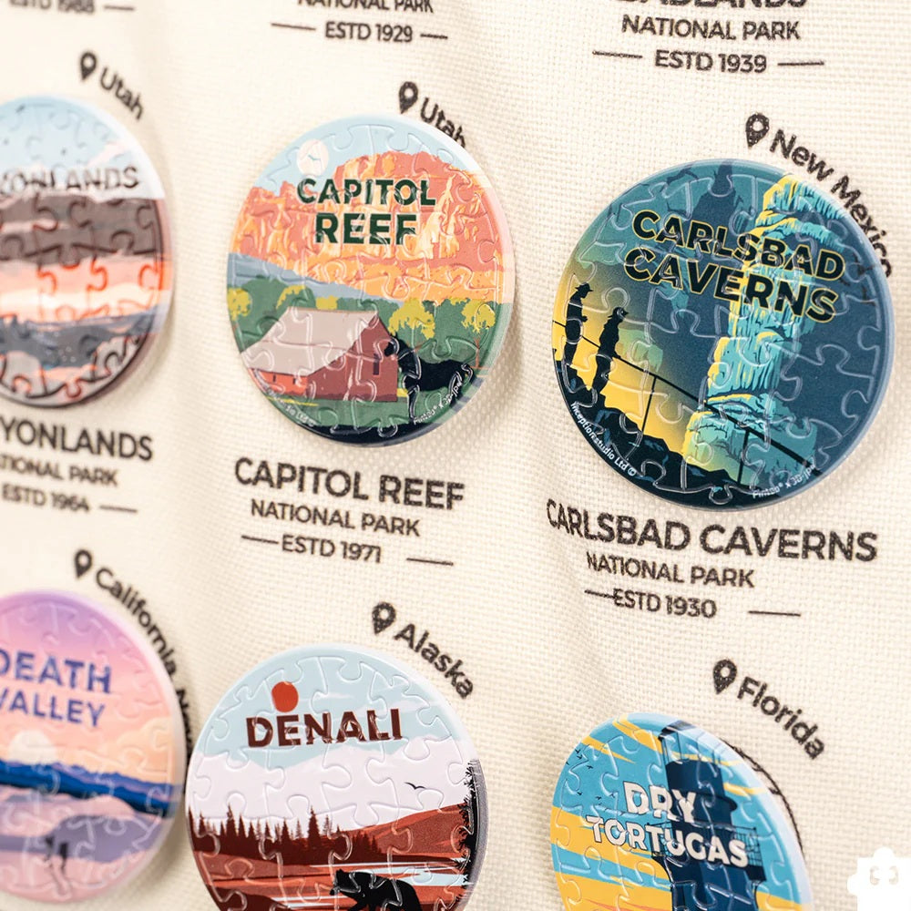 PieceRelax Puzzle Badge Set 1008 pcs | Studio Inception - US National Parks (BD1133)