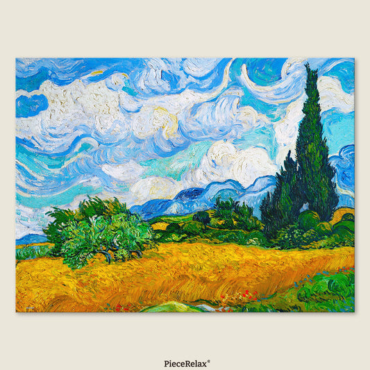 Vincent Van Gogh - Wheat Field with Cypresses (U1110) | 1008 pcs