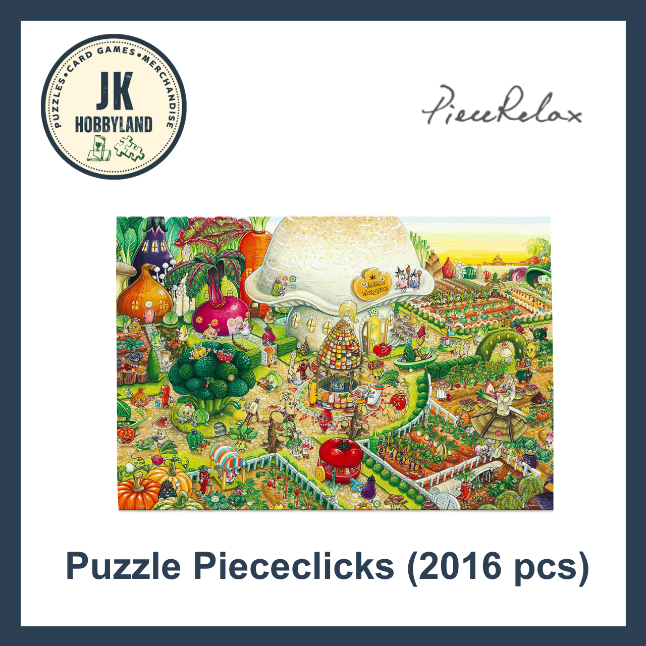 PieceRelax PieceClicks Puzzle 2016 pcs | Shinji Yamamoto - Vegetable Field (U1195)