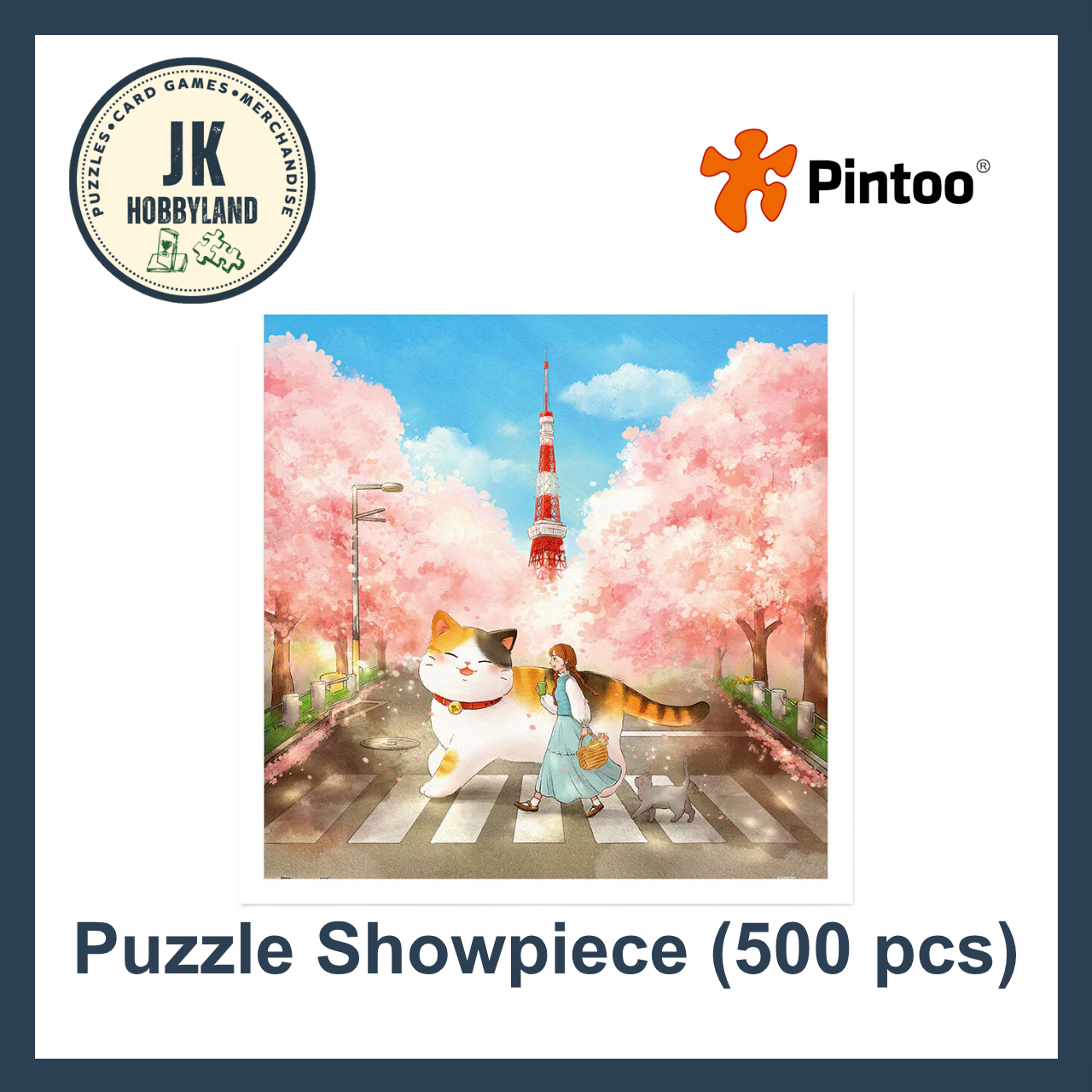 Pintoo Showpiece Puzzle 500 pcs | Hoi - A Spring Day with My Dog (H4225)