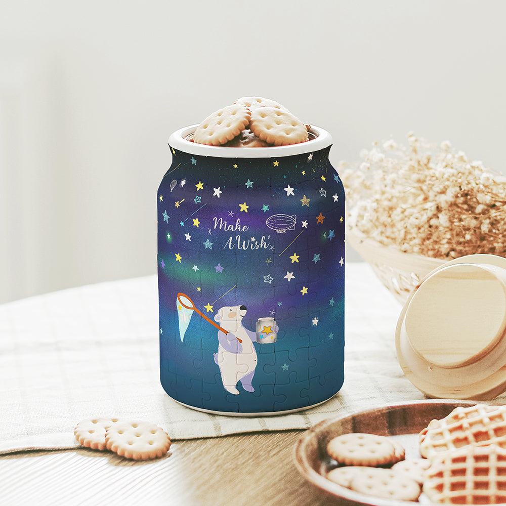 Puzzle Large Jar - Dreams Come True  (128 pcs)