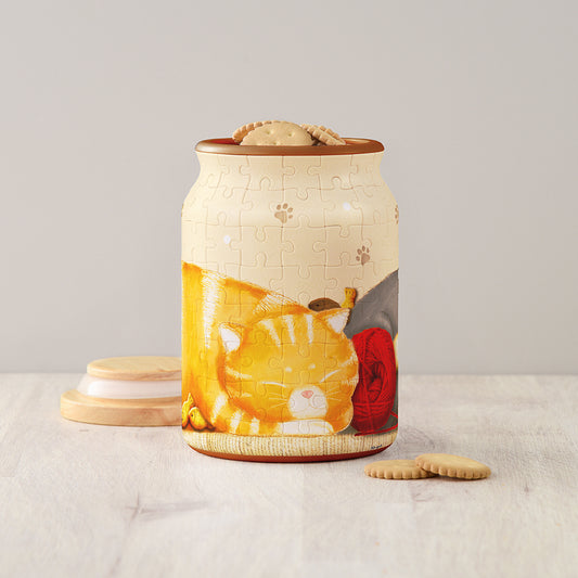 Puzzle Large Jar - Take a Nap (128 pcs)
