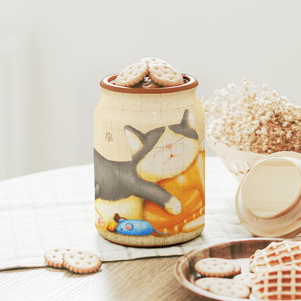 Puzzle Large Jar - Take a Nap (128 pcs)