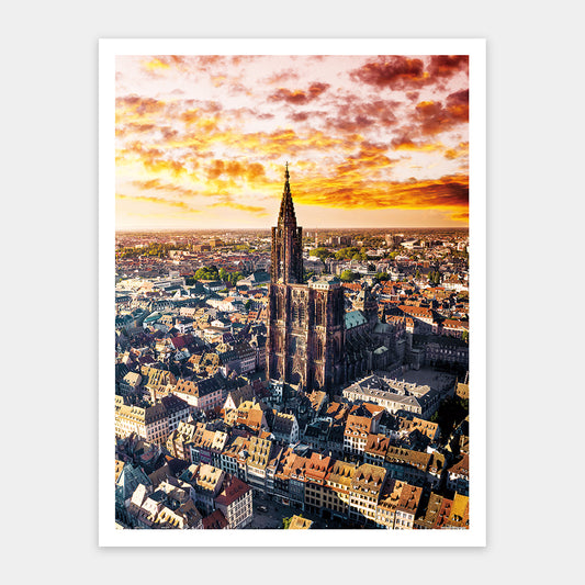 HenryDo - Aerial Photography - Strabourg Cathedral, France (1200 pcs)