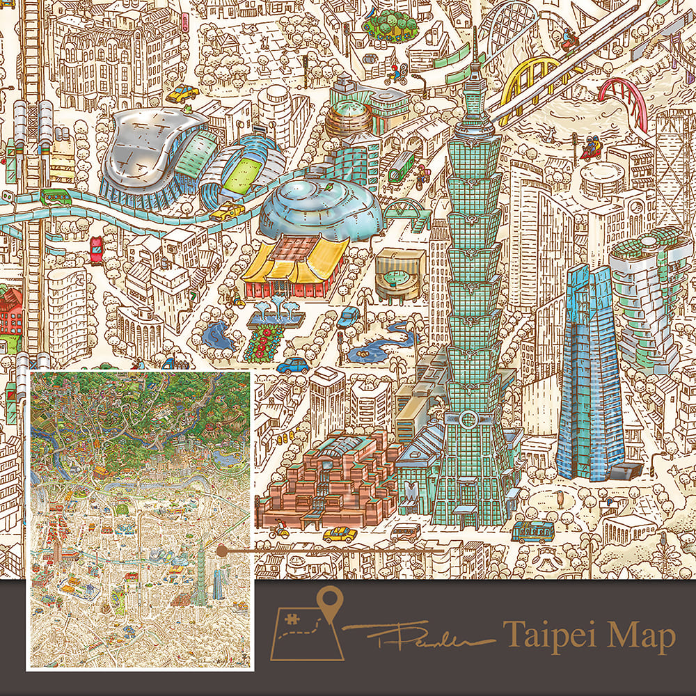 Tom Parker - Taipei Map