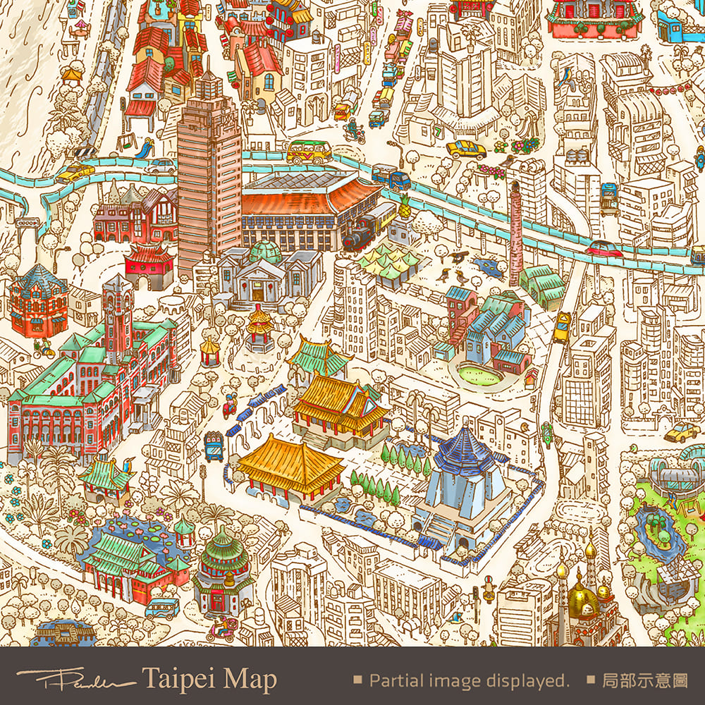 Tom Parker - Taipei Map