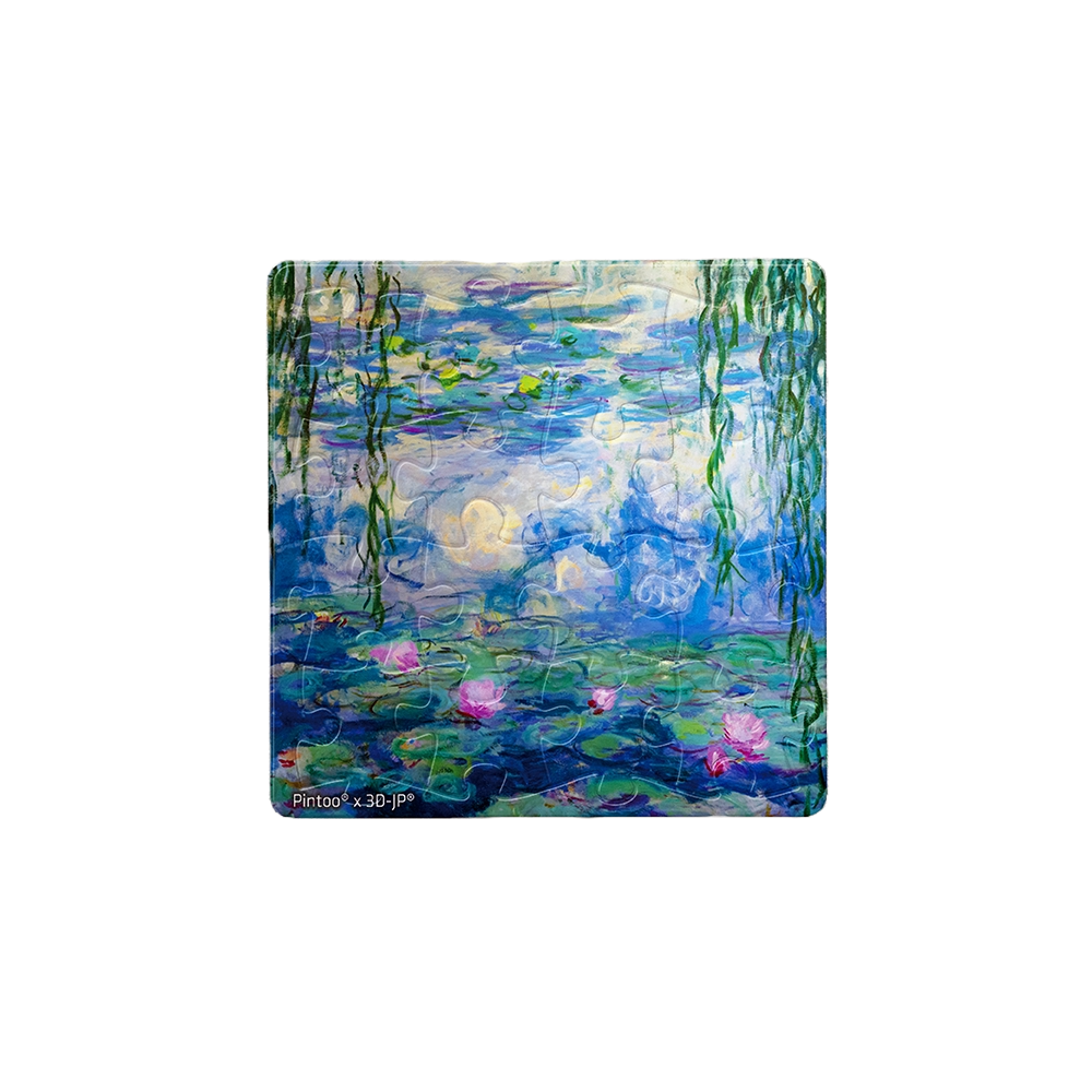 Pintoo Puzzle Magnet - Monet - Water Lilies, 1916-19 (16 puzzle pcs) | JK