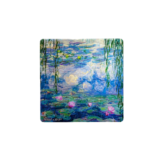 Pintoo Puzzle Magnet - Monet - Water Lilies, 1916-19 (16 puzzle pcs) | JK