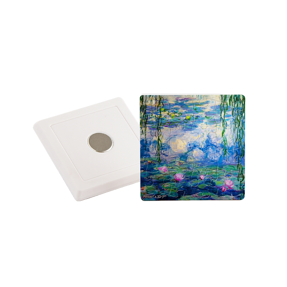 Pintoo Puzzle Magnet - Monet - Water Lilies, 1916-19 (16 puzzle pcs) | JK