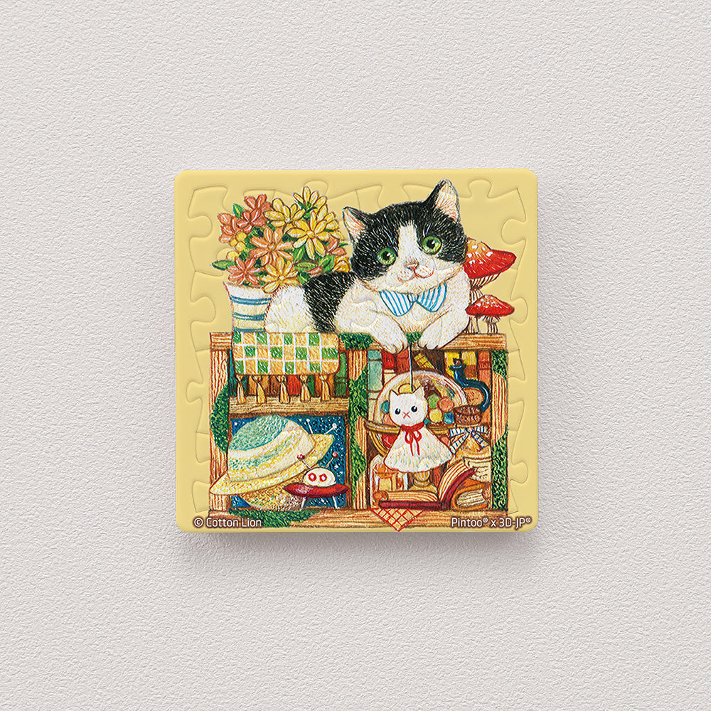 Cotton Lion - Tuxedo Cat (D1309) | 16 pcs