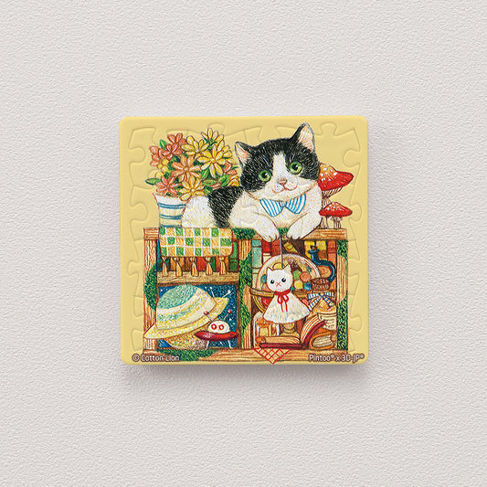 Cotton Lion - Tuxedo Cat (D1309) | 16 pcs