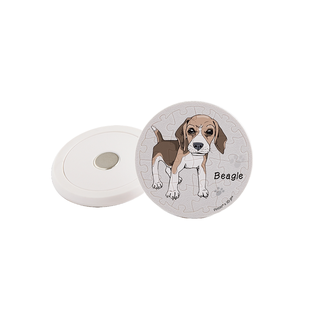 Pintoo Puzzle Magnet - Beagle (16 puzzle pcs) | JK